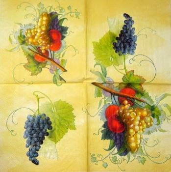 038 Grapes - 3-ply (cream) - Ihr